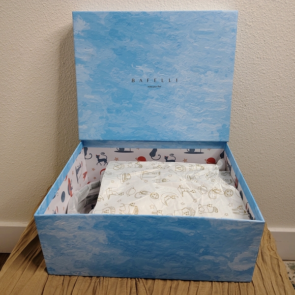 Bafelli Universe Cat Leather Mini Satchel Gold Zeus Emblem Luxury Bag - Picture 4 of 16